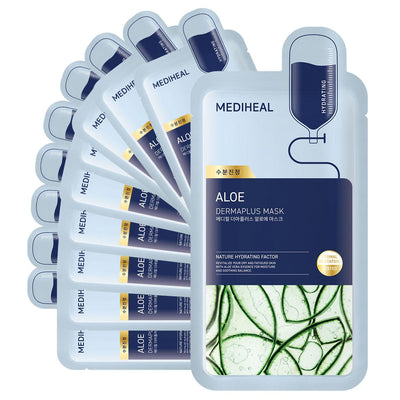 [Mediheal] Derma Plus Aloe Mask 10ea-Luxiface.com