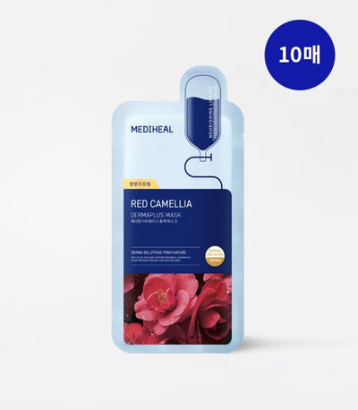 [Mediheal] Derma Plus Camellia Mask 10ea-Luxiface.com