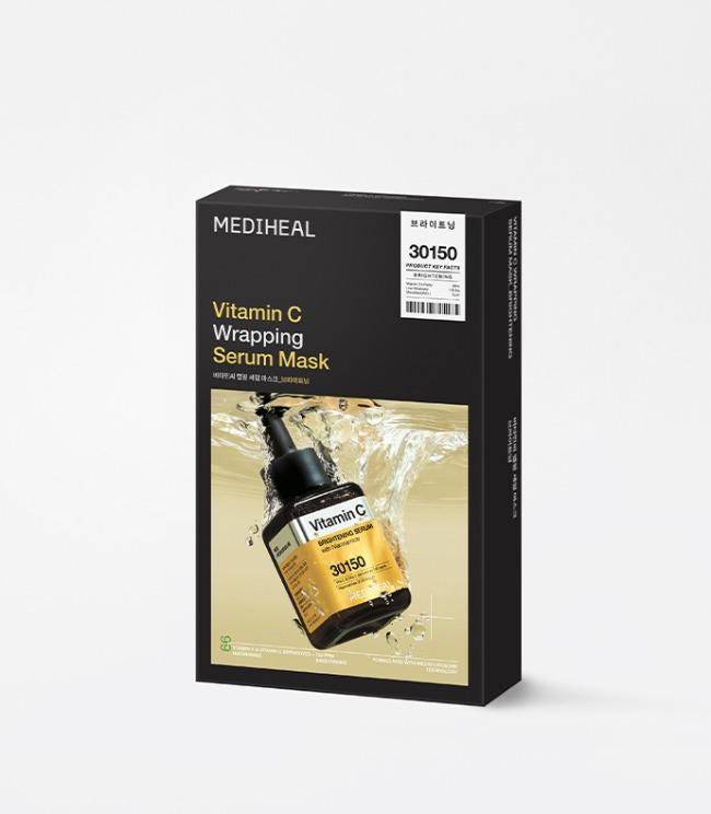 [Mediheal] Vitamin C Wrapping Serum Mask Brightening 10ea-Luxiface.com