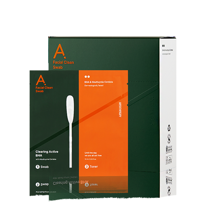 [MediTherapy] A Clearing Active BHA Facial Clean Swab 7EA-Luxiface.com