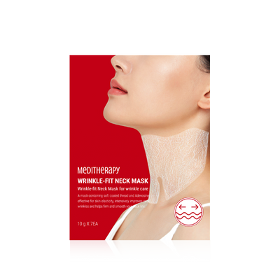 [MediTherapy] Wrinkle-Fit Neck Mask 7ea-Luxiface.com