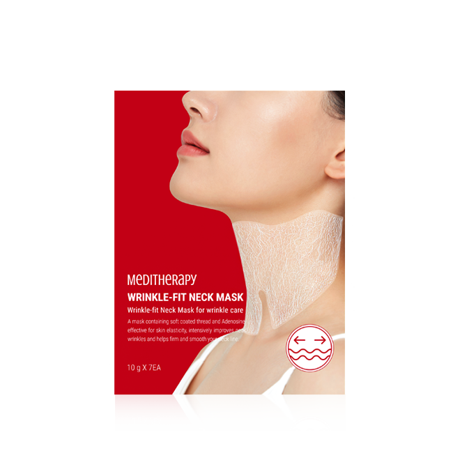 [MediTherapy] Wrinkle-Fit Neck Mask 7ea-Luxiface.com