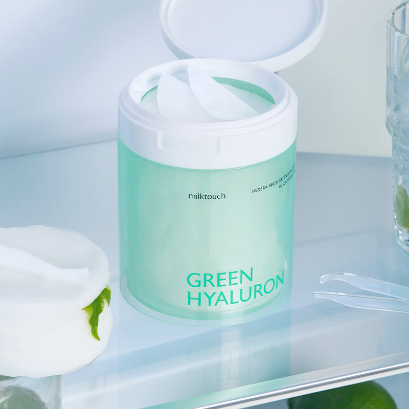 [milktouch] Hedera Helix Green Hyaluron 6sec Soothing Pad 60pcs-Luxiface.com