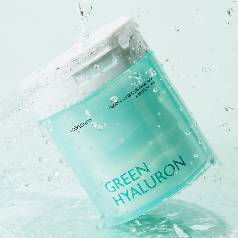 [milktouch] Hedera Helix Green Hyaluron 6sec Soothing Pad 60pcs-Luxiface.com