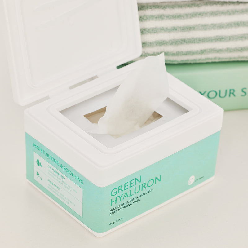[milktouch] Hedera Helix Green Hyaluron Daily Soothing Mask 30 pcs-Luxiface.com