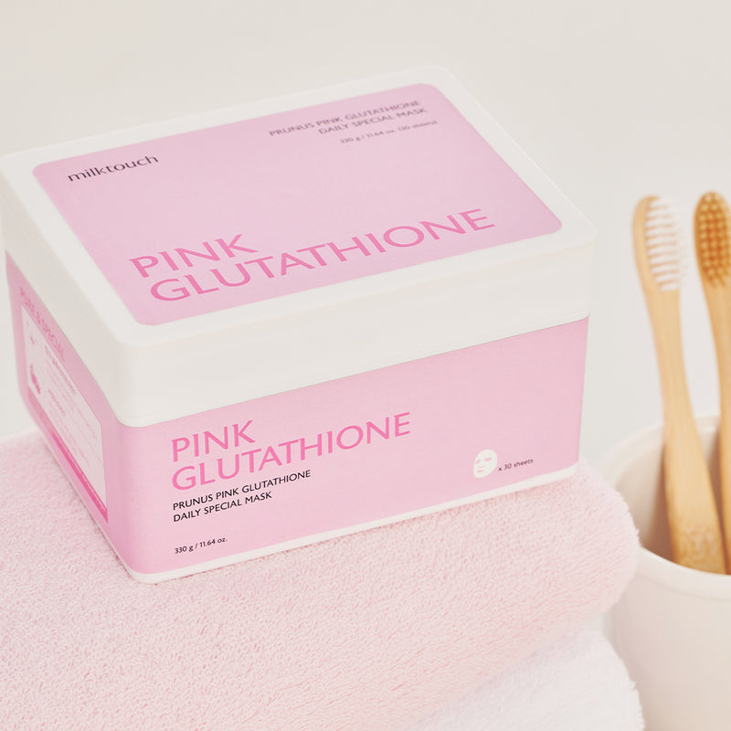 [milktouch] Prunus Pink Glutathione Daily Special Mask 300ml-Luxiface.com