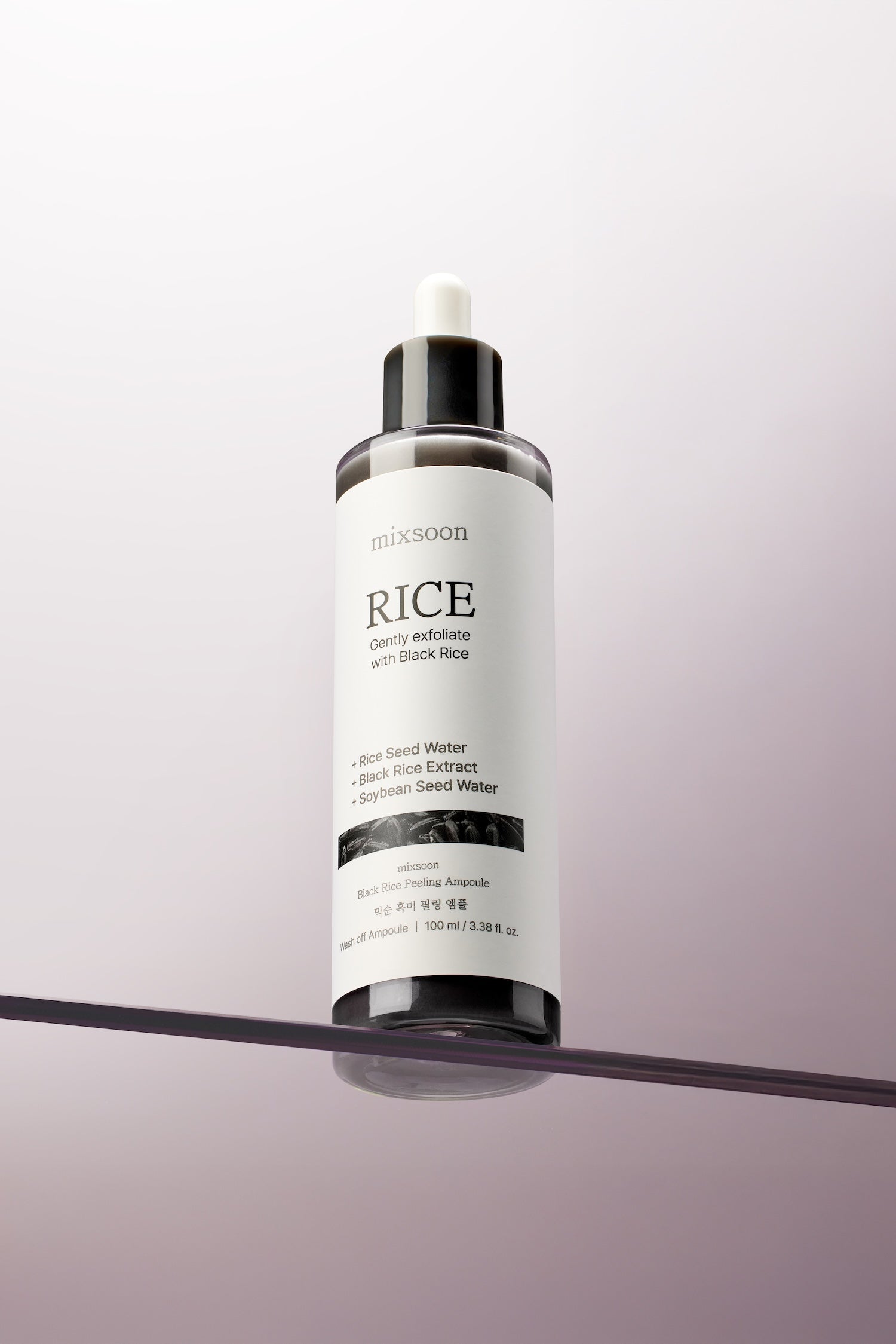 [MIXSOON] Black Rice Peeling Ampoule 100ml image 2