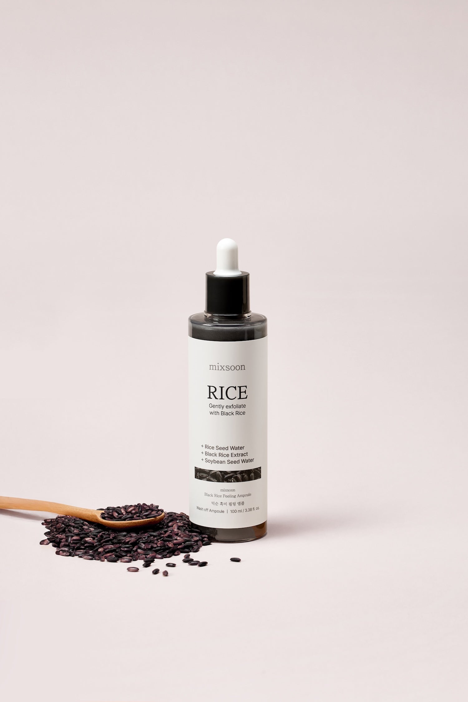 [MIXSOON] Black Rice Peeling Ampoule 100ml image 3
