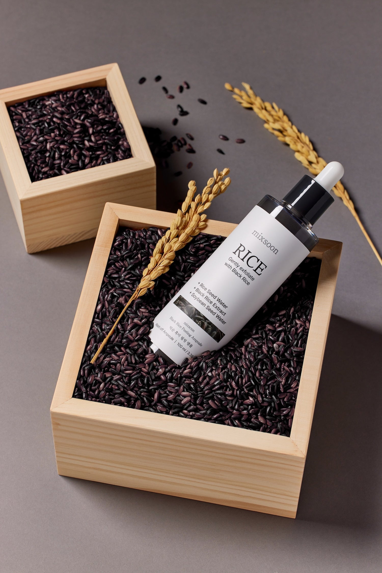 [MIXSOON] Black Rice Peeling Ampoule 100ml image 6