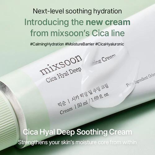 [MIXSOON] Cica Hyal Deep Soothing Cream 50ml image 5