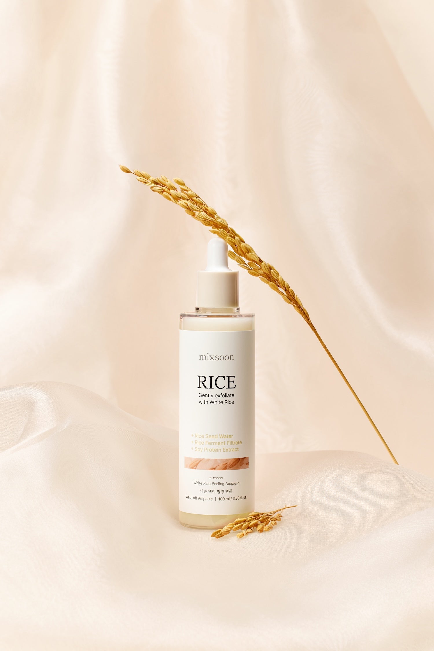 [MIXSOON] White Rice Peeling Ampoule 100ml image 3