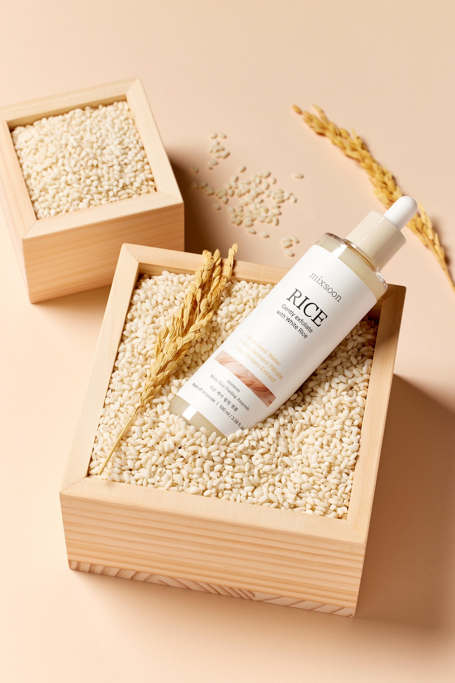 [MIXSOON] White Rice Peeling Ampoule 100ml image 6