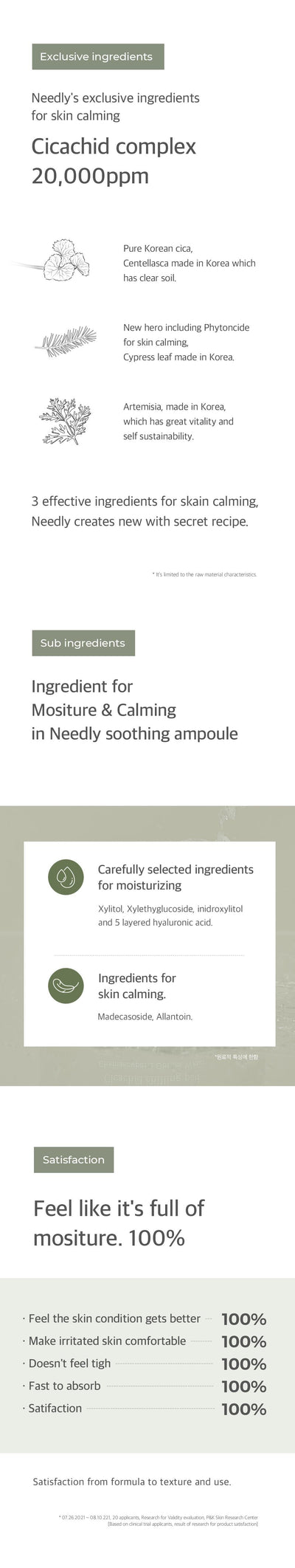 [Needly] Cicachid Soothing Ampoule 30ml-Luxiface.com