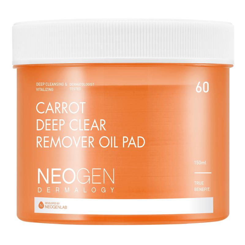 [NeoGen] Dermalogy Carrot Deep Clear Oil Pad 150ml (60 Pads)-NeoGen-Luxiface