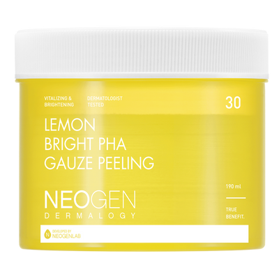 [NeoGen] Dermalogy Lemon Bright Pha Gauze Peeling 190ml (30 Pads)-NeoGen-Luxiface