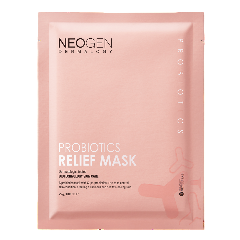 [NeoGen] Dermalogy Probiotics Relief Mask (25ml X 5 Sheets)-Luxiface.com