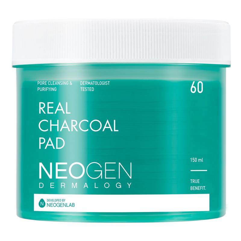 [NeoGen] Dermalogy Real Charcoal Pad 150ml (60 Pads)-NeoGen-Luxiface