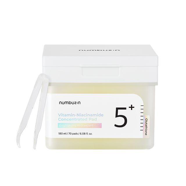 [Numbuzin] No.5 Vitamin-Niacinamide Concentrated Pad 70Pads 180ml-Luxiface.com