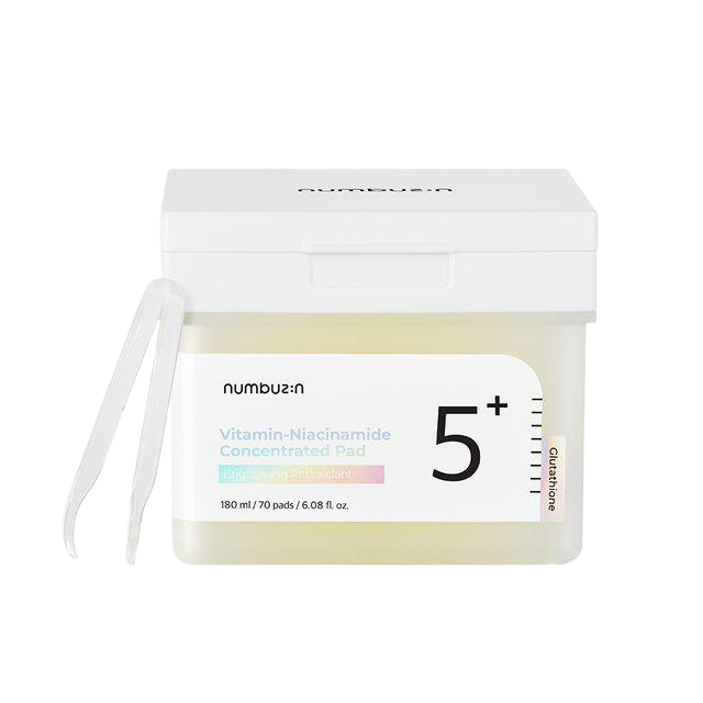 [Numbuzin] No.5 Vitamin-Niacinamide Concentrated Pad 70Pads 180ml-Luxiface.com