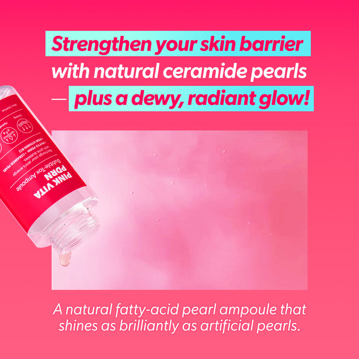 Omitted] Pink Vita PDRN Bubble-Tox Ampoule 90ml – Luxiface.com