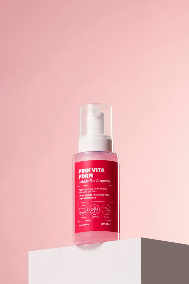 Omitted] Pink Vita PDRN Bubble-Tox Ampoule 90ml – Luxiface.com