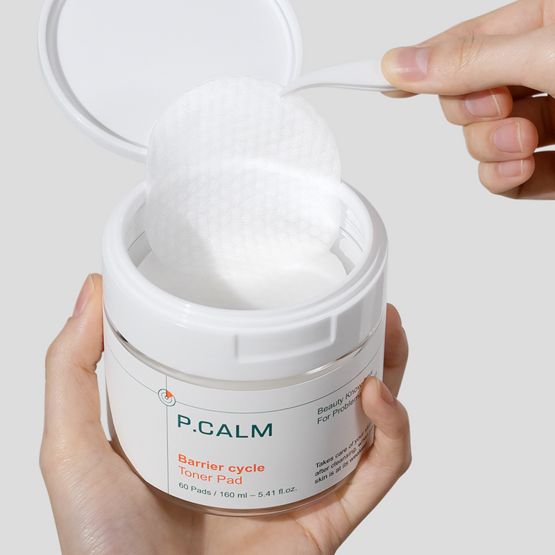 [P.CALM] Barrier Cycle Toner Pad 160ml-Luxiface.com