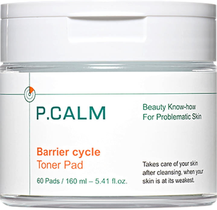 [P.CALM] Barrier Cycle Toner Pad 160ml-Luxiface.com