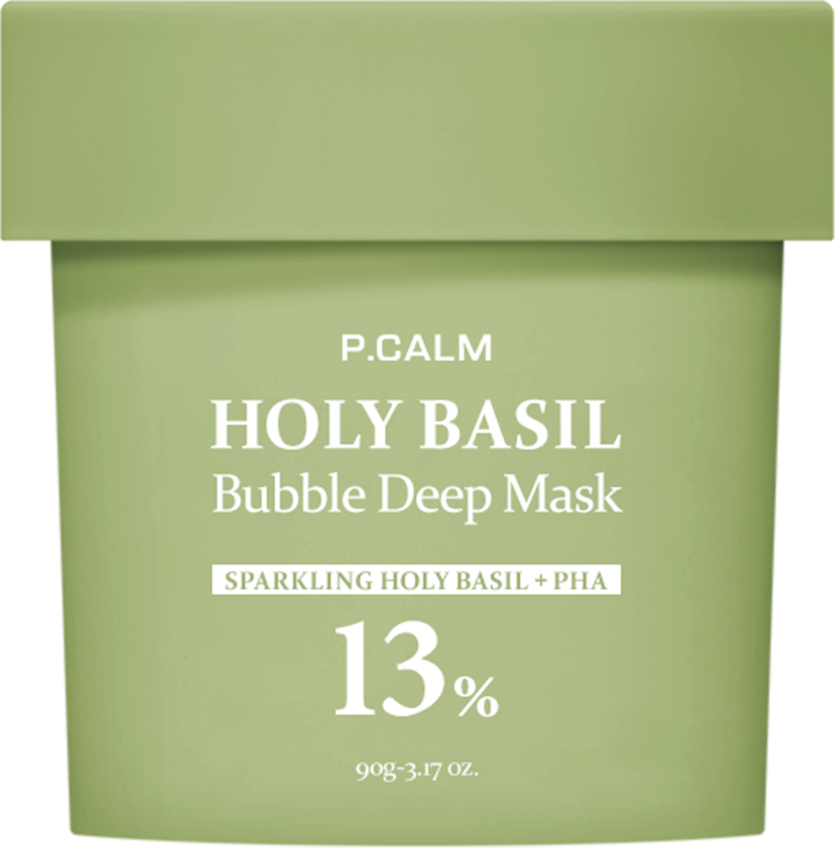 [P.CALM] Holy Basil Bubble Deep Mask 90g-Luxiface.com