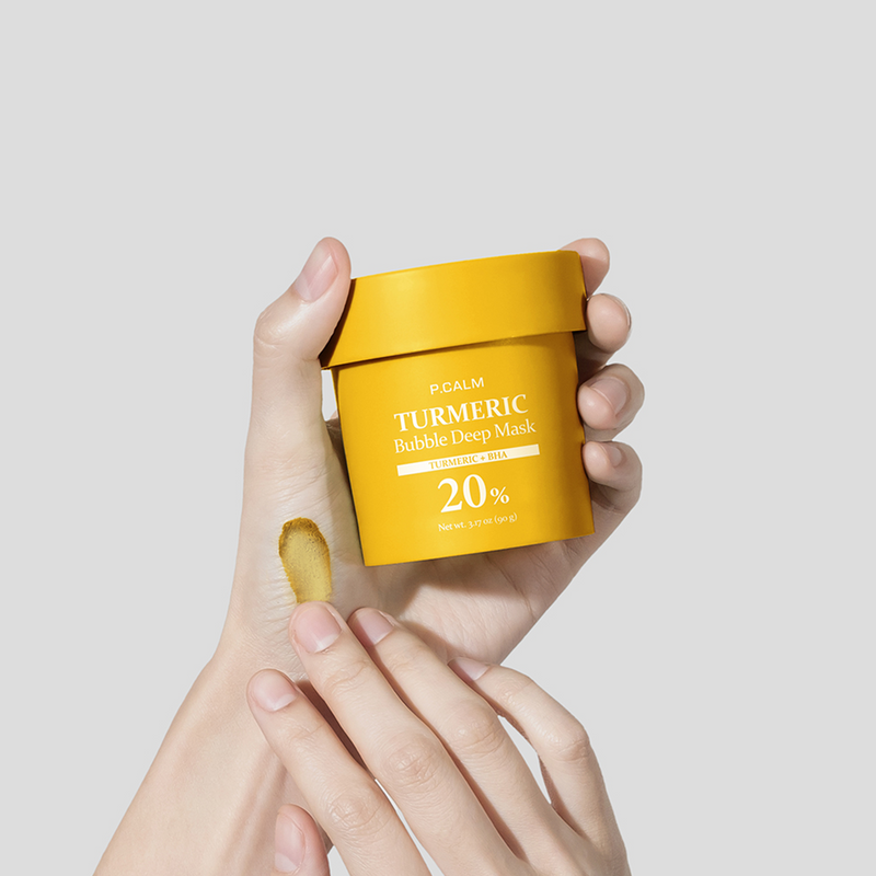 [P.CALM] TURMERIC Bubble Deep Mask 90g-Luxiface.com