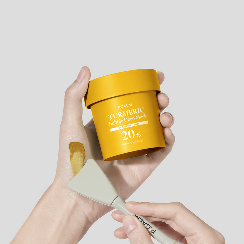 [P.CALM] TURMERIC Bubble Deep Mask 90g-Luxiface.com