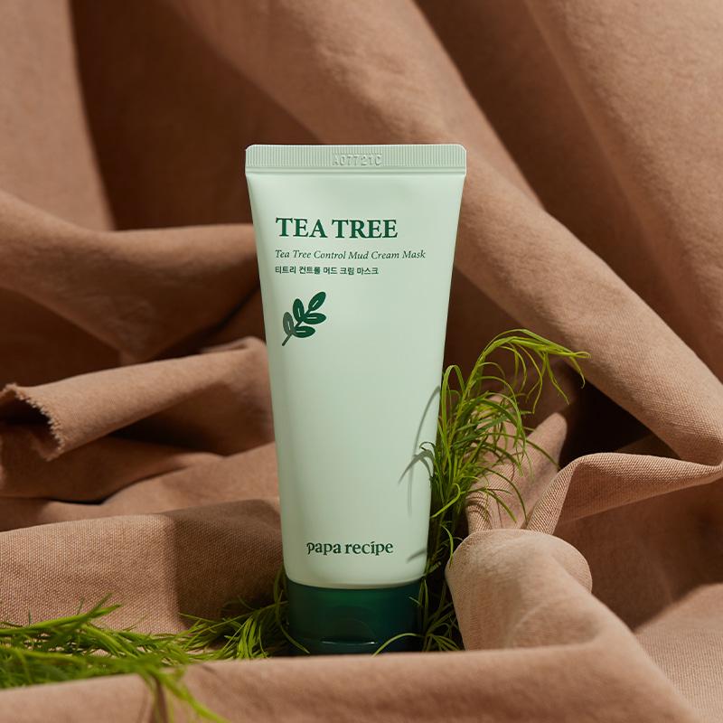 [PapaRecipe] Tea Tree Control Mud Cream Mask 100ml-Luxiface.com