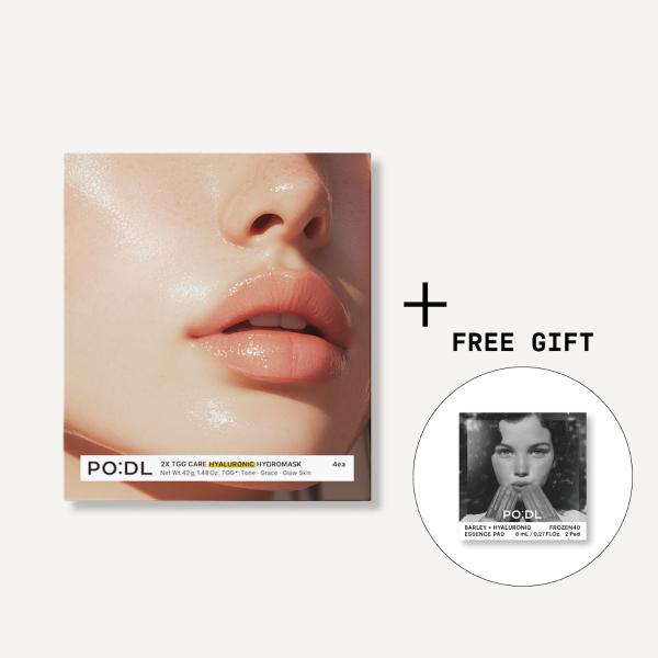 [PO:DL] 2X TGG Care Hyaluronic Hydromask (4ea) (+Special Gift) image 1
