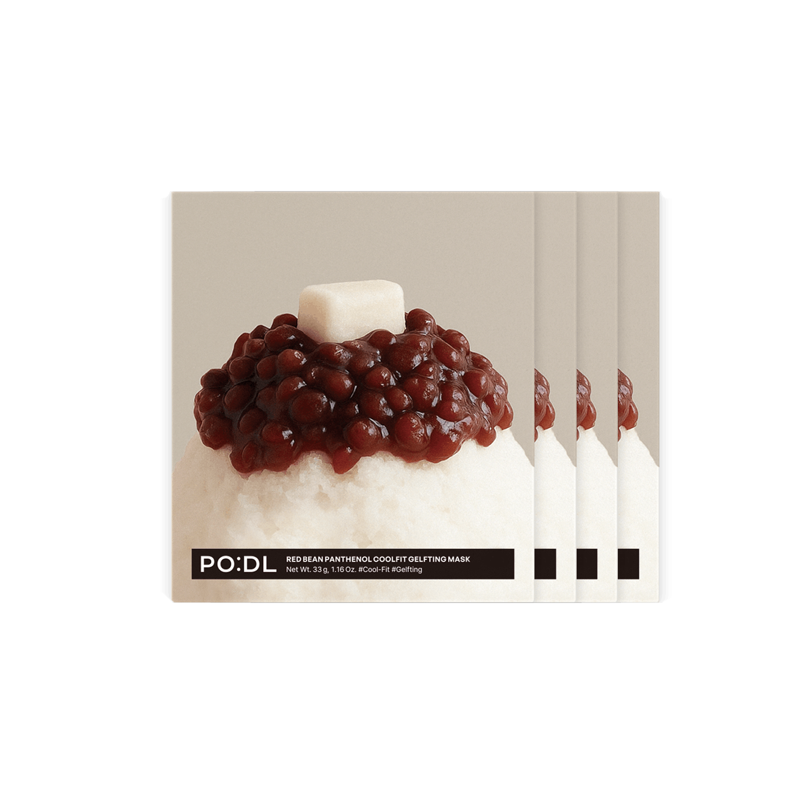 [PO:DL] Red Bean Panthenol Coolfit Gelfting Mask (4ea) (+Special Gift) image 11