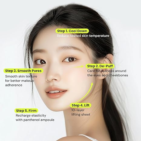 [PO:DL] Red Bean Panthenol Coolfit Gelfting Mask (4ea) (+Special Gift) image 4