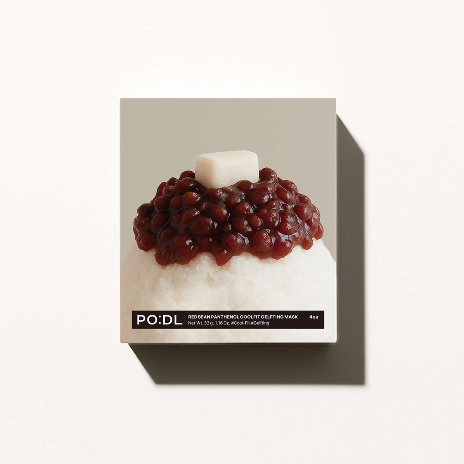 [PO:DL] Red Bean Panthenol Coolfit Gelfting Mask (4ea)-Luxiface.com