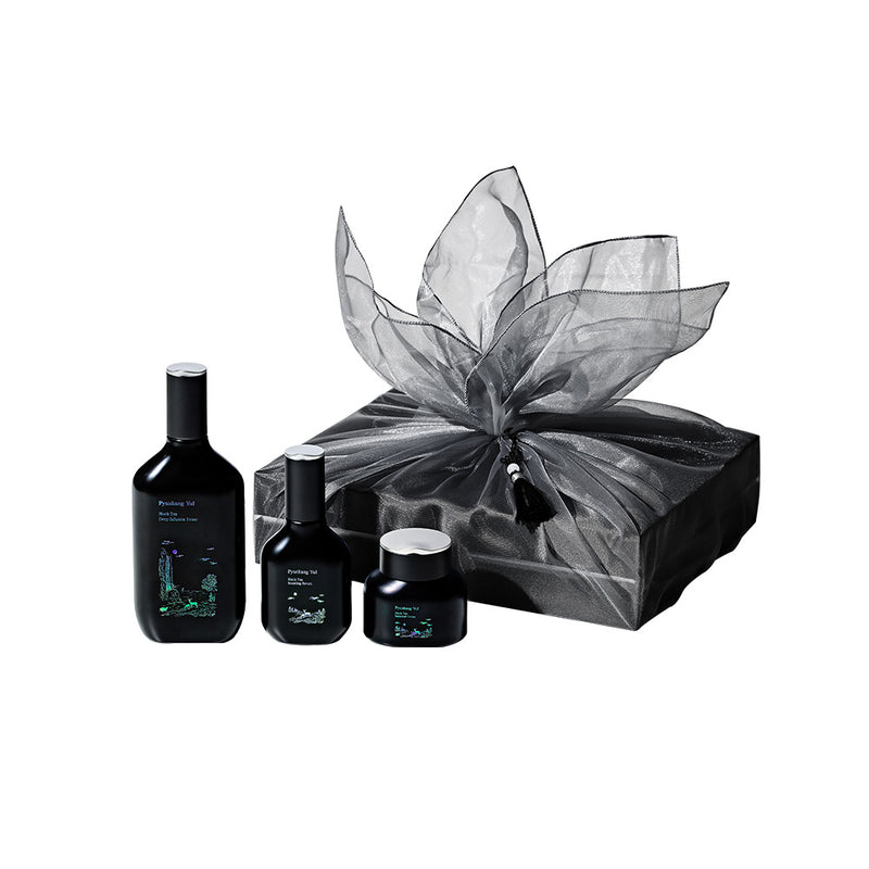 [PyunkangYul] Black Tea Line Gift Set 130ml+45ml+60ml-Luxiface.com