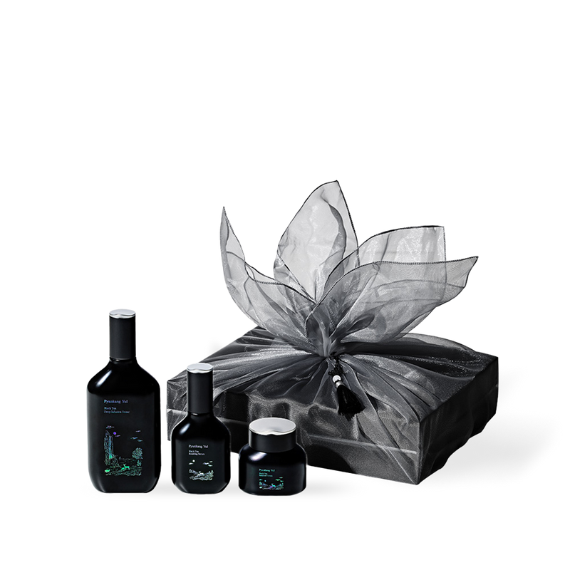 [PyunkangYul] Black Tea Line Gift Set 130ml+45ml+60ml-Luxiface.com