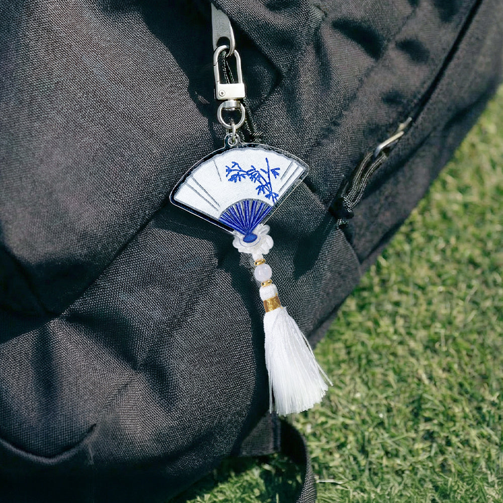 [PyunkangYul] K-Object Keyring Hanji Fan image 2