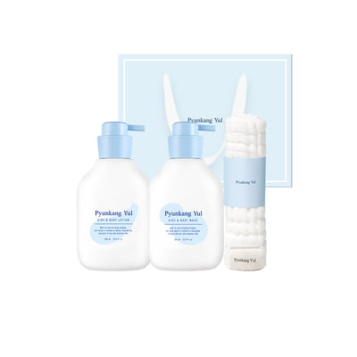 [PyunkangYul] Kids & Baby Line Gift Set 590ml*2+guaze-Luxiface.com