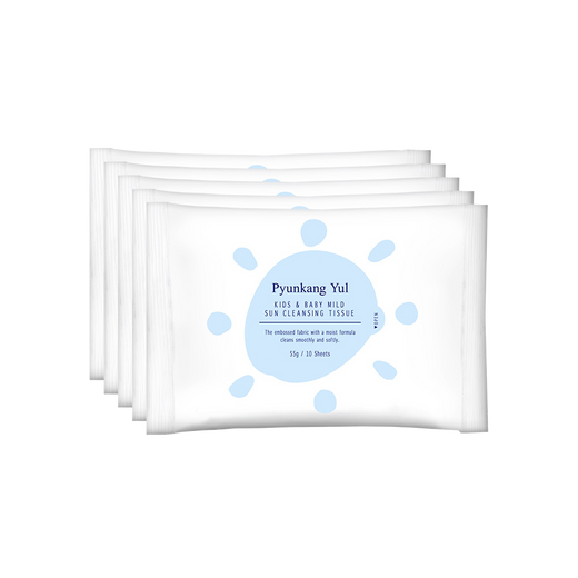 [PyunkangYul] Kids & Baby Mild Sun Cleansing Tissue 10ea*5