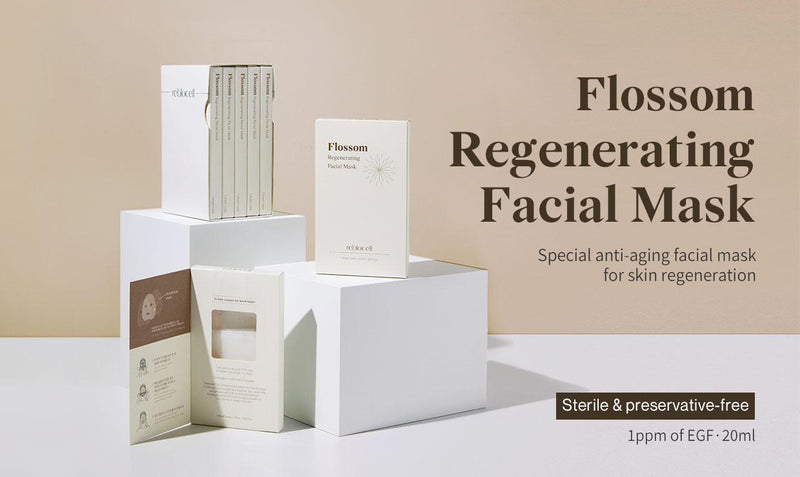 [REBLOCELL] Flossom Regenerating Facial Mask EGF 1ppm 1 Sheet-Luxiface.com