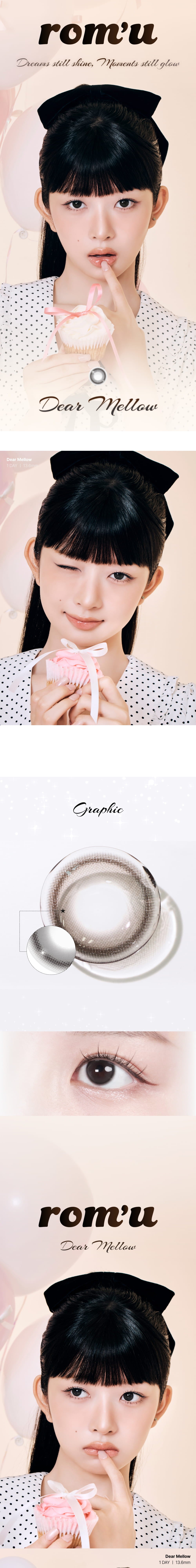 [Rom’u] 1 Day Colored Contact Lens - Dear Mellow 0.00 (10 pcs) image 7