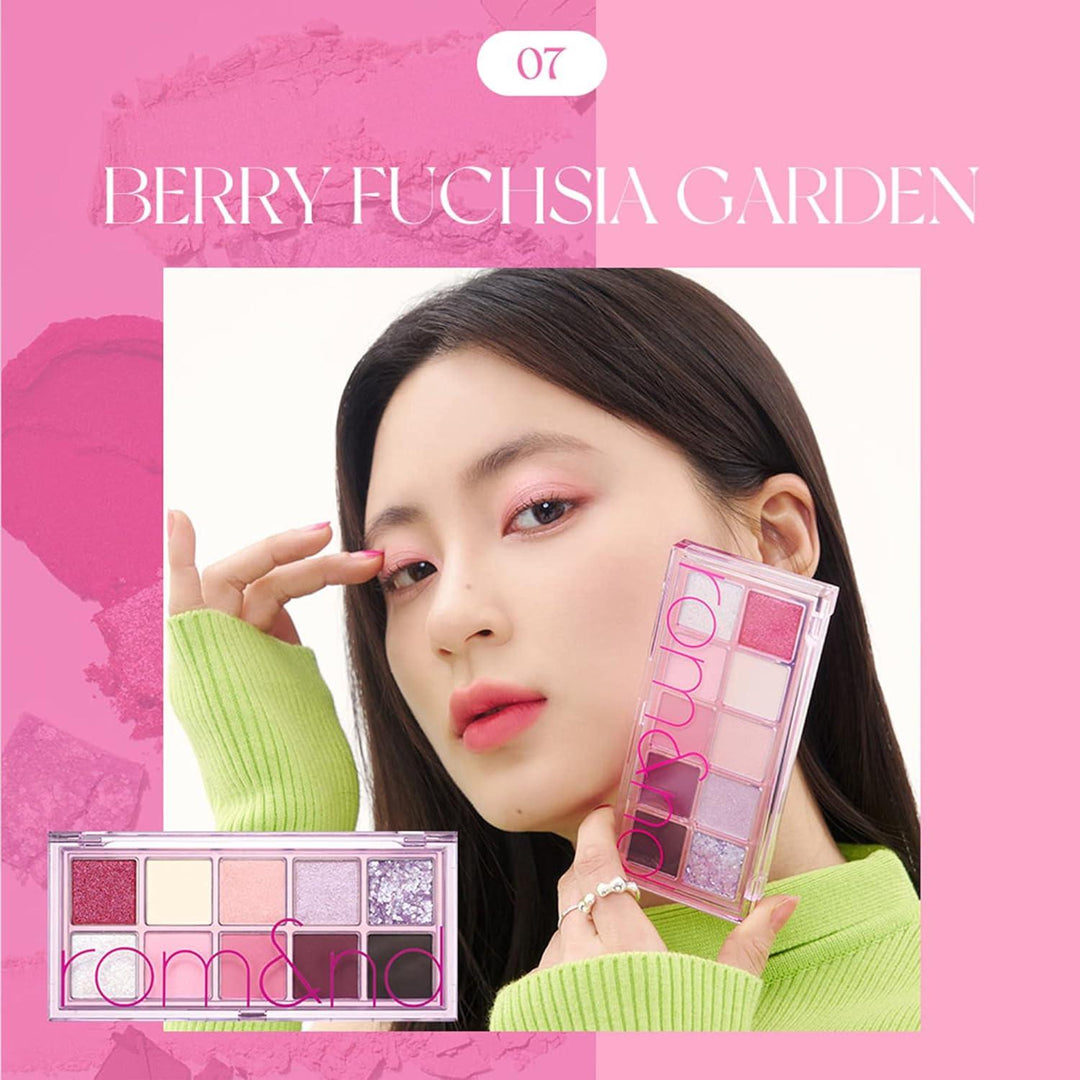 ROMAND] Better Than Palette 6g #Energetic bright 07 Berry Fuchsia