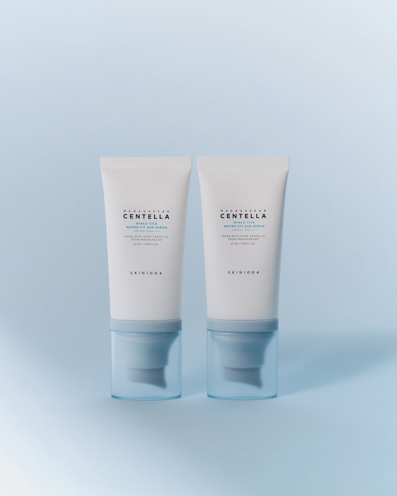 [Skin1004] Madagascar Centella Hyalu-Cica Water-Fit Sun Serum Twin Pack 50ml*2-Luxiface.com