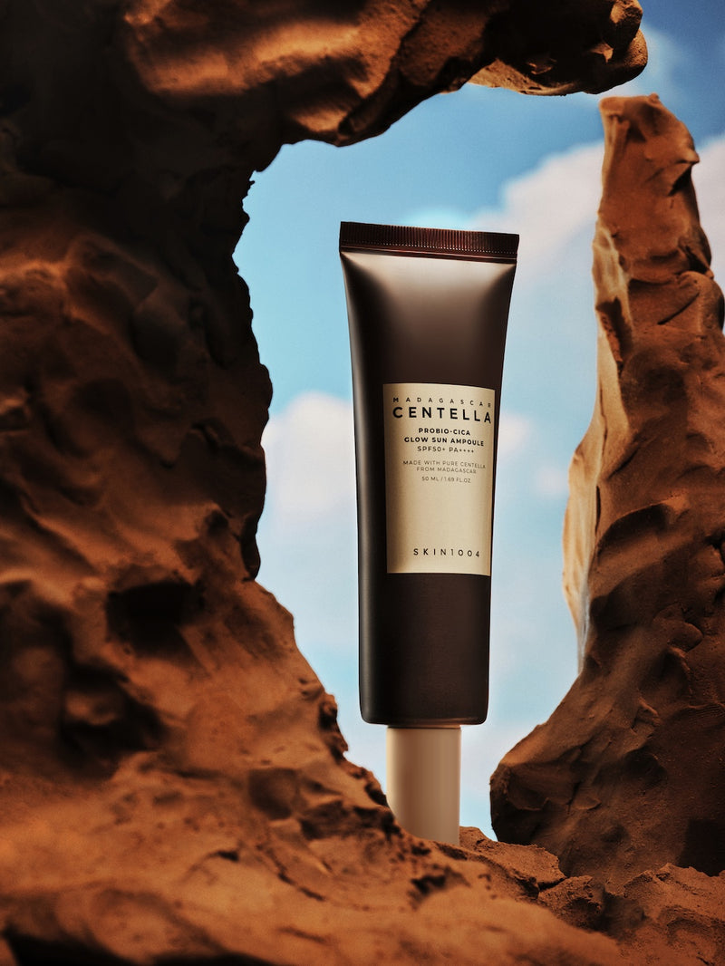 [Skin1004] Madagascar Centella Probio-cica Glow Sun Ampoule 50ml-Luxiface.com