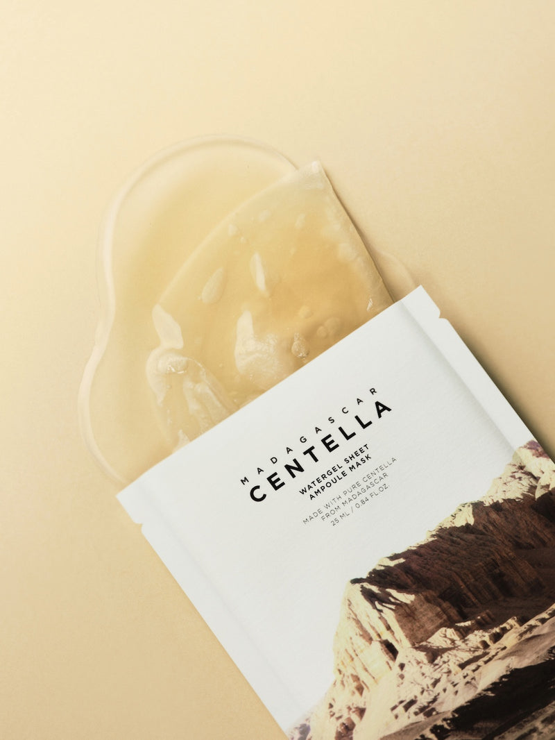 [Skin1004] Madagascar Centella Watergel Sheet Ampoule Mask - 2 Type-Luxiface.com