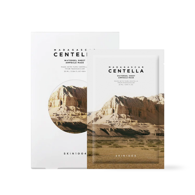 [Skin1004] Madagascar Centella Watergel Sheet Ampoule Mask - 2 Type-Luxiface.com