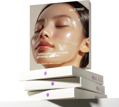 [Skinego] Super Glow Deep Collagen Hydrogel Mask 8ea-Luxiface.com