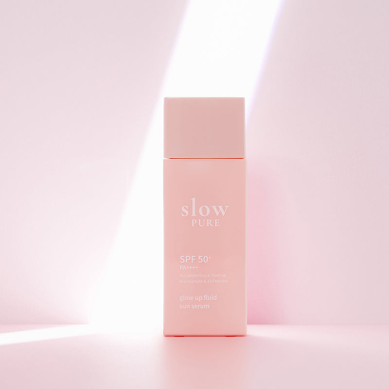[slowpure] glow up fluid sun serum SPF50+ PA++++ 50ml-Luxiface.com