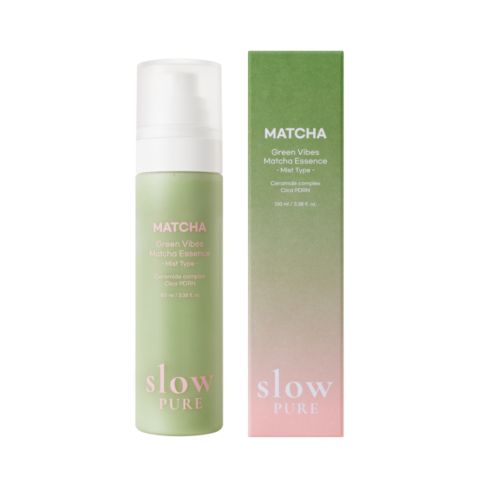 [slowpure] Green Vibes Matcha Essence (Mist Type) 100ml image 2